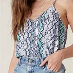 Jack by BB Dakota Snake a Peek Top Size S